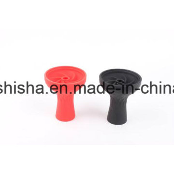 Top vendendo moda Samsaris tigela de Silicone para fumar cachimbo de água